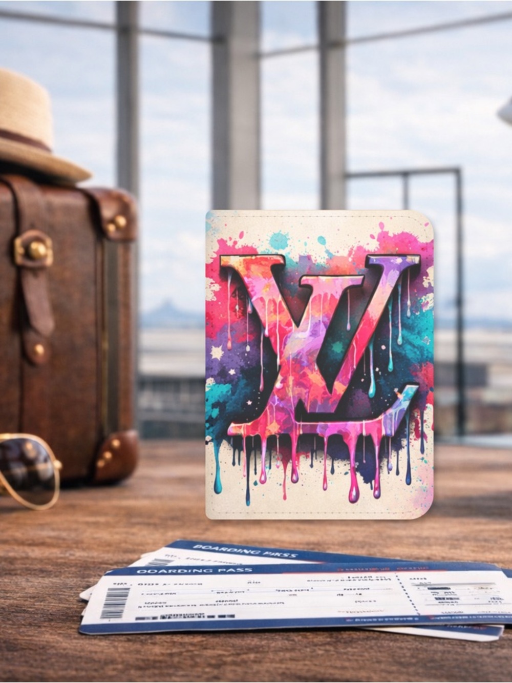 HANDMADE FASHION Passport and ID Holder